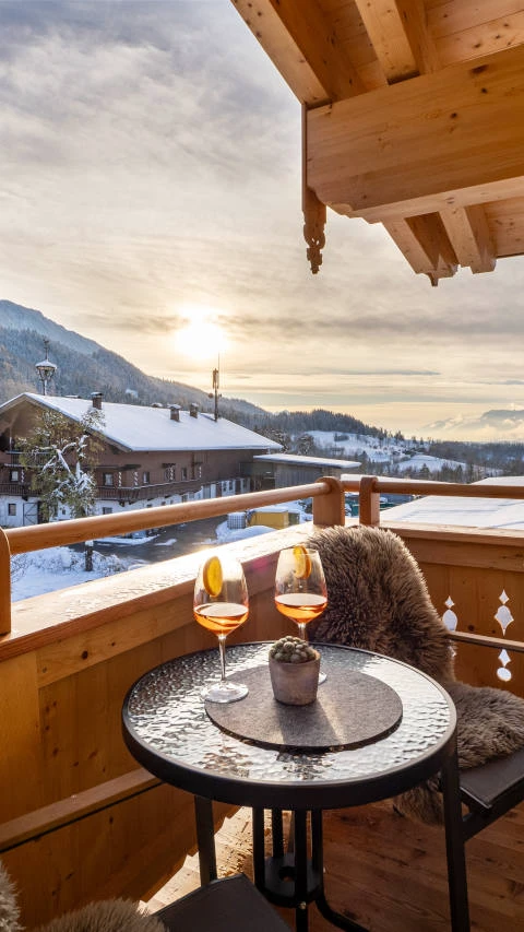 Der Kafmahof in Söll Außenansicht